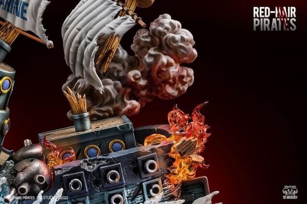 WCF Red Hair Pirates Full Crew One Piece YZ Studio Figure