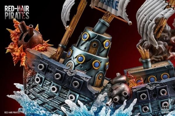 WCF Red Hair Pirates Full Crew One Piece YZ Studio Figure