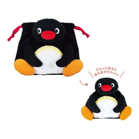 Pingu Plush Drawstring Bag Pingu - Pingu | T's Factory Goods