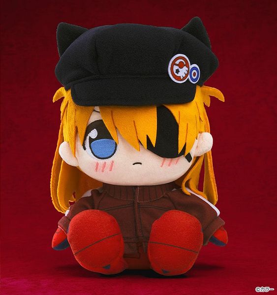 Kuripan Plush Asuka Langley Shikinami Jersey and Cap Ver - Rebuild of Evangelion | Good Smile Company Plushie