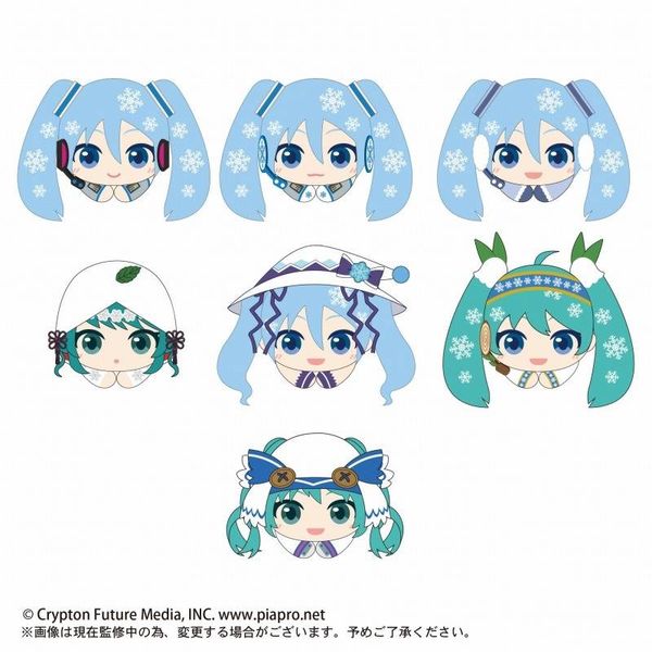 Nhồi Bông Hug Character Collection Snow Miku Plush Mascot Box of 7 - Vocaloid | Max Limited Plushie