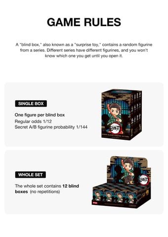 Blind Box Battle Series Figures - Demon Slayer Kimetsu no Yaiba | POP MART Figure