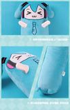 Gối ôm Hatsune Miku Long Pillow Squinting Eyes Ver | Moeyu Goods