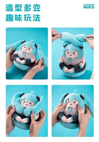 Hatsune Miku Squinting Eyes Series Plush Phone Holder | Moeyu Goods
