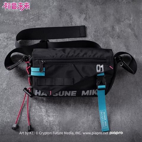 Túi Đeo Chéo Hatsune Miku Neon Electronic Music Dark Ver. | MOEYU Crossbody Bag