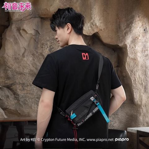 Túi Đeo Chéo Hatsune Miku Neon Electronic Music Dark Ver. | MOEYU Crossbody Bag