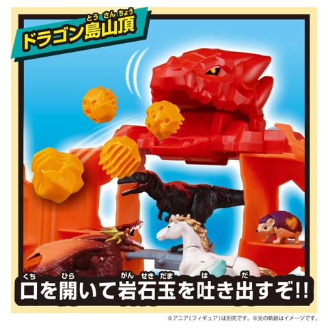 Gekitotsu Battle! Transforming Dragon Island - Adventure Continent Ania Kingdom Temp | Takara Tomy Goods