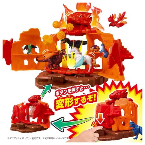 Gekitotsu Battle! Transforming Dragon Island - Adventure Continent Ania Kingdom Temp | Takara Tomy Goods
