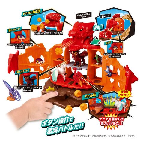 Gekitotsu Battle! Transforming Dragon Island - Adventure Continent Ania Kingdom Temp | Takara Tomy Goods