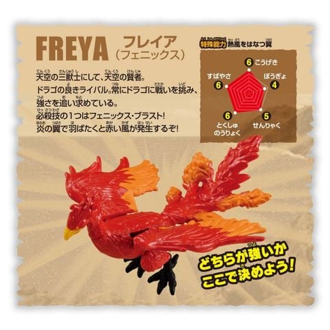 Flare Phoenix - Adventure Continent Ania Kingdom Temp | Takara Tomy Figure