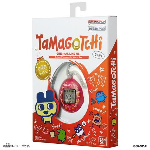 Mametchi Winter Red - Tamagotchi | Bandai Goods