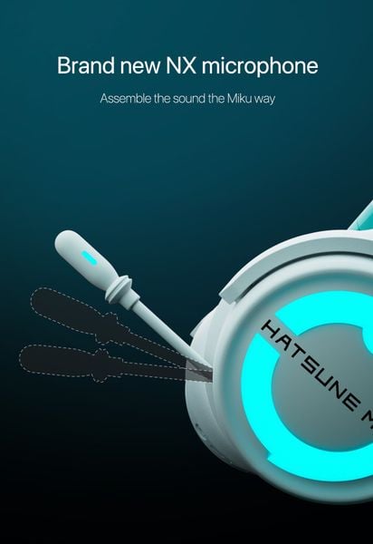 Tai Nghe Hatsune Miku NX Cat Ear Bluetooth Wireless Headphones - Piapro Characters | YOWU Goods