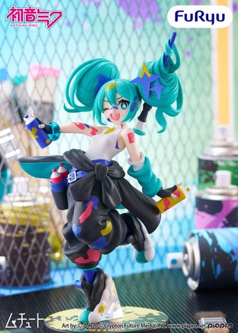 Hatsune Miku Paint Girl Another Color ver. - Piapro Characters Muchute | FuRyu Figure