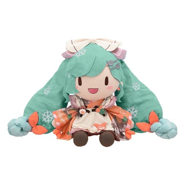 Nhồi Bông Hatsune Miku Yuki Miku 2024 - Piapro Characters Fuwa Puchi | SEGA Plush