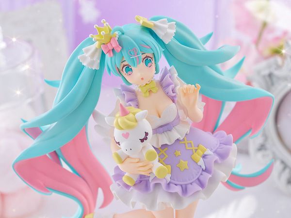 Tenitol Hatsune Miku Yumekawa Princess Lavender Ver - Piapro Characters | FuRyu Figure