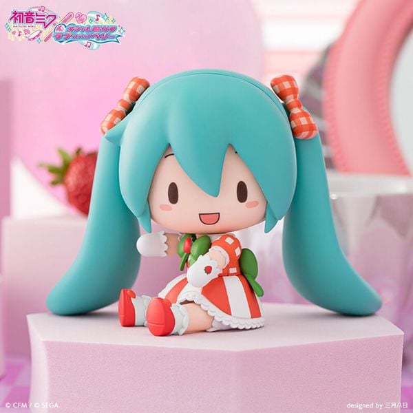 Hatsune Miku Lovely Strawberry - Oshare Majo Love and Berry Piapro Characters Fuwa Puchi S Fire | Sega Fave Figure