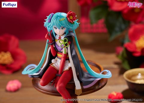 Hatsune Miku Camellia - Piapro Characters Flower Fairy Noodle Stopper Figure  | FuRyu Figure