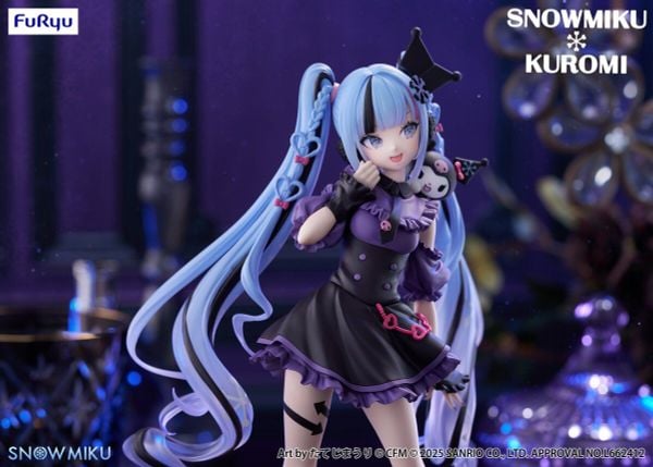 Hatsune Miku & Kuromi Snow - Vocaloid Trio-Try-iT | FuRyu Figure