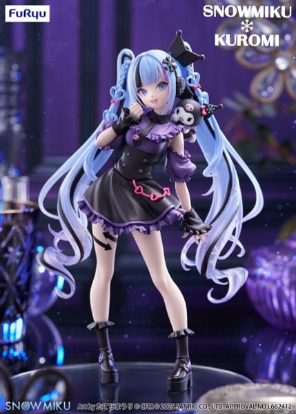 Hatsune Miku & Kuromi Snow - Vocaloid Trio-Try-iT | FuRyu Figure