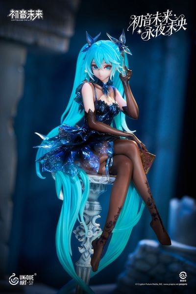 Hatsune Miku Eternal Midnight 1/6 - Piapro Characters | Unique Art Studio Figure