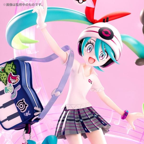 Hatsune Miku Meloetta Esper  - Pocket Monsters Vocaloid 18 Harmony Stage | Kotobukiya Figure