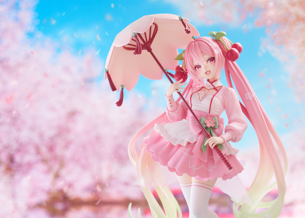 Hatsune Miku Sakura Sakura Dress Ver - Vocaloid Artist MasterPiece+ AMP+ | Taito Figure