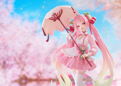 Hatsune Miku Sakura Sakura Dress Ver - Vocaloid Artist MasterPiece+ AMP+ | Taito Figure