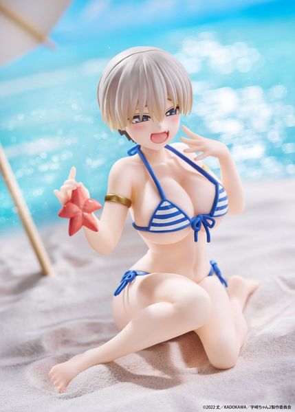 Uzaki Hana Hamabe de Mizugi Ver.  Uzaki chan wa Asobitai! ω Desktop Cute I Taito Figure