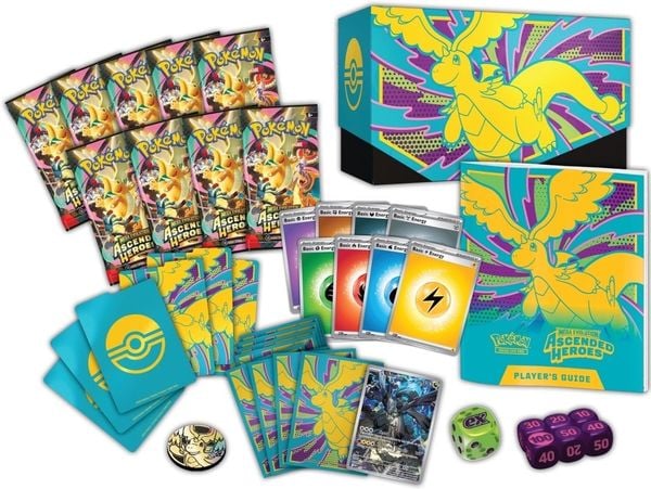 Thẻ Bài Pokemon TCG Mega Evolution Ascended Heroes Elite Trainer Box Pokemon Trading Card Game | The Pokemon Company Pack Card