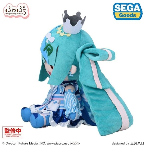 Nhồi Bông Fuwapuchi Plush L Hatsune Miku Lawson 50th Anniversary Special LIVE - Vocaloid | Sega Plushie