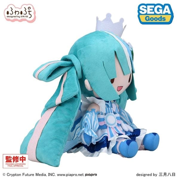 Nhồi Bông Fuwapuchi Plush L Hatsune Miku Lawson 50th Anniversary Special LIVE - Vocaloid | Sega Plushie