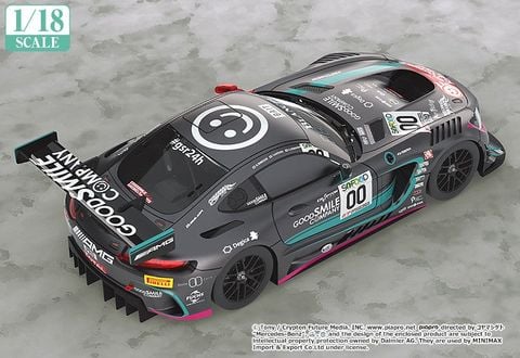 Hatsune Miku AMG 2017 SPA 24H Finals Ver. GSC Exclusive Edition 1/18 - Hatsune Miku GT Project | GOODSMILE RACING Miniature Car