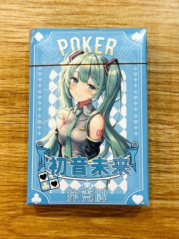 Bộ Bài Tây Hatsune Miku Anime Playing Cards - Vocaloid | Anime Goods