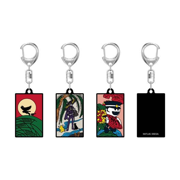 RAIDOU Remastered The Mystery of the Soulless Army Devil Hanafuda Rubber Keychain Set KADOKAWA Goods