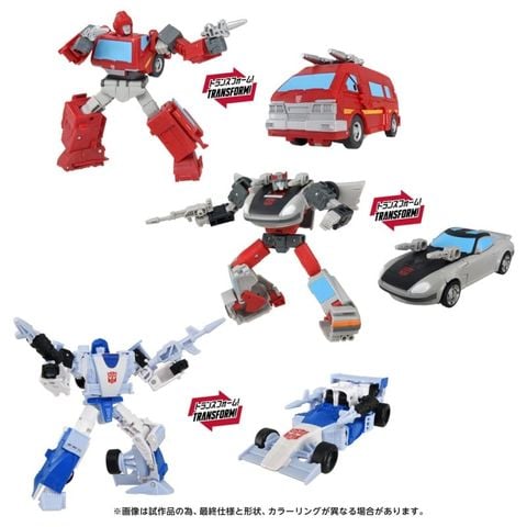Ironhide, Blue Streak, Mirage AOTP EX Autobots Mirage & Ironhide & Blue Streak - 