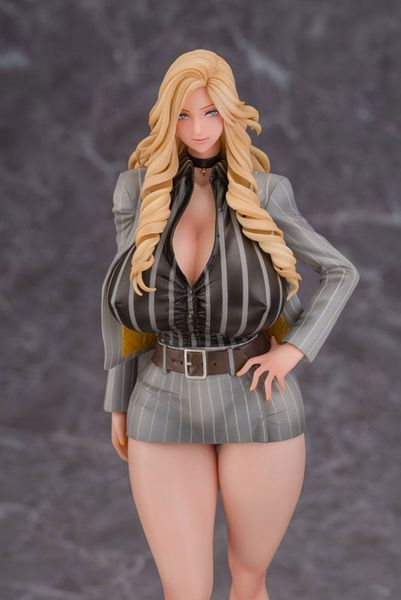 Nishigori Ai Grey Suit Ver. Wholesome Ver. 1/7 - Gal Ane Shachou to Harem Office | Daiki Kougyou figure