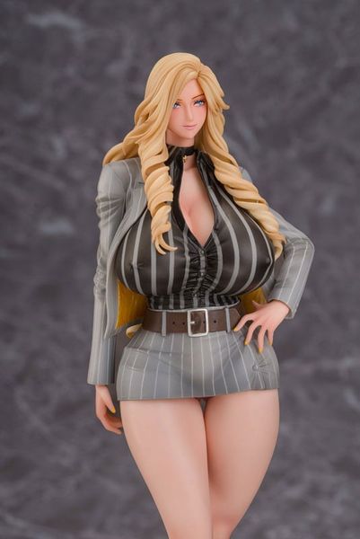 Nishigori Ai Grey Suit Ver. Wholesome Ver. 1/7 - Gal Ane Shachou to Harem Office | Daiki Kougyou figure