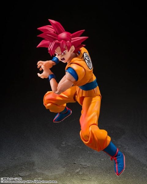 S.H.Figuarts Son Goku Super Saiyan God Kami no Ki wo Matoishi Sugata - Dragon Ball Super | BANDAI SPIRITS figure