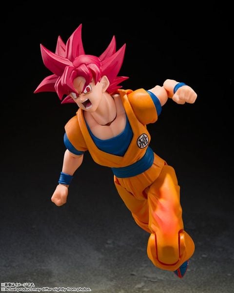 S.H.Figuarts Son Goku Super Saiyan God Kami no Ki wo Matoishi Sugata - Dragon Ball Super | BANDAI SPIRITS figure