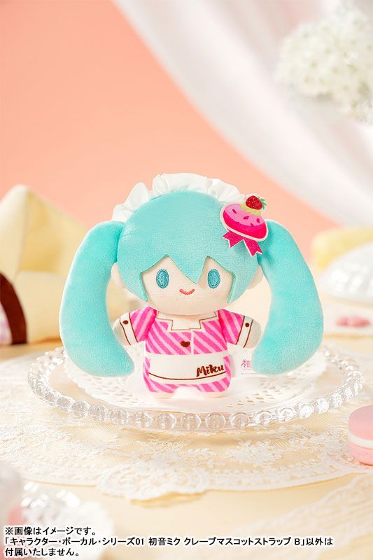 Hatsune Miku Crepe Mascot Keychain B - VOCALOID Series | Good