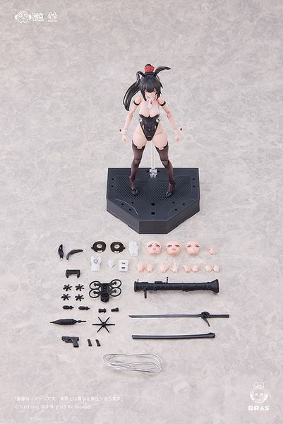 Attacker Runa 1/12 - BUNNY RAPID ACTION SQUAD | Sushing figure