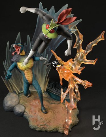 Figuarts ZERO Kamen Rider Ichigo & Kobura Otoko Kamen Rider tai Cobra Otoko - Kamen Rider | Bandai Spirits Figure