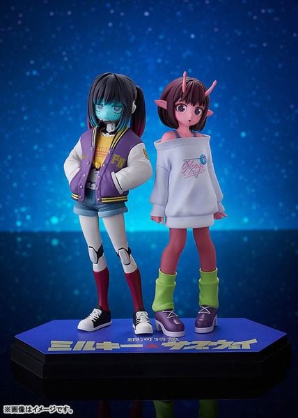 POP UP PARADE SP Chiharu Kujo & Makina Kurusu - Milky Subway The Galactic Limited Express | Good Smile Company figure
