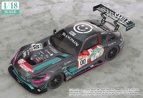 Hatsune Miku AMG 2017 SPA 24H Finals Ver. GSC Exclusive Edition 1/18 - Hatsune Miku GT Project | GOODSMILE RACING Miniature Car