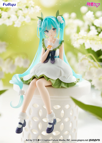 Hatsune Miku Lily of the Valley - Vocaloid Flower Fairy Noodle Stopper Figure | FuRyu Figure