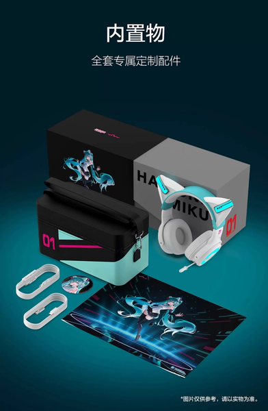 Tai Nghe Hatsune Miku NX Cat Ear Bluetooth Wireless Headphones - Piapro Characters | YOWU Goods