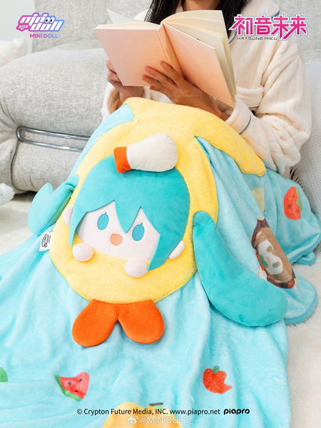 Chăn Hatsune Miku Plush Blanket - Vocaloid Super Yummy Series | Mini Doll Goods