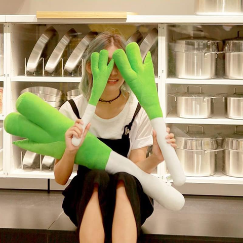 Nhồi Bông Hành Lá Plush Onion Cosplay Cushion 42cm | Goods