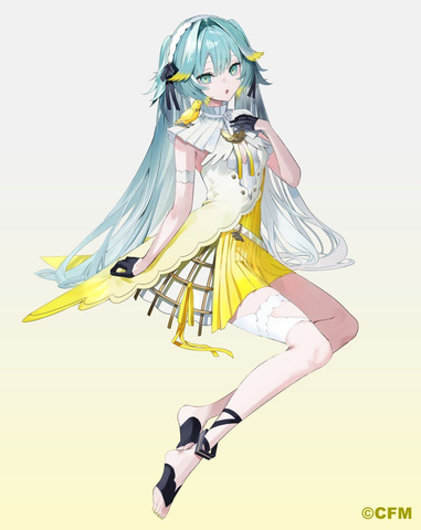 Hatsune Miku Canary Ver. - Piapro Characters Noodle Stopper Figure | FuRyu Figure