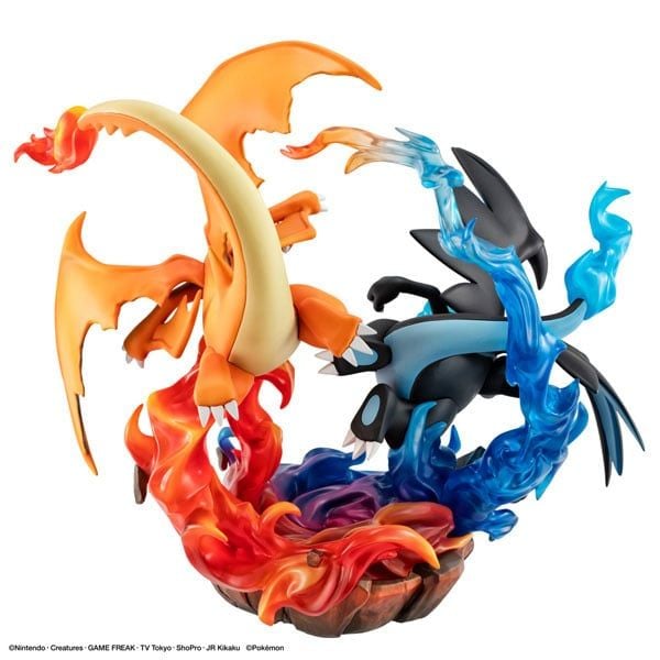 G.E.M. EX Series Mega Charizard X & Mega Charizard Y - Pokémon | MegaHouse Figure